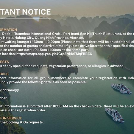 Hotel Grand Pioneers Halong Bay Cruise 1 Ha Long Esterno foto